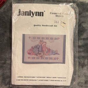 Vintage Janlynn Counted Cross Stitch Kit